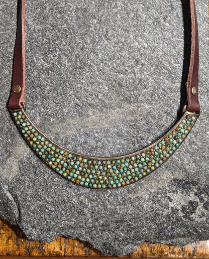 Turq Collar Neck