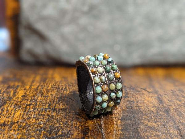 4 Row Band Ring
