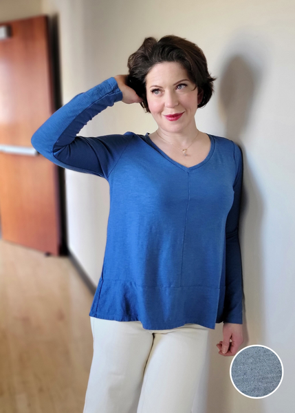 Long Sleeve Border Top