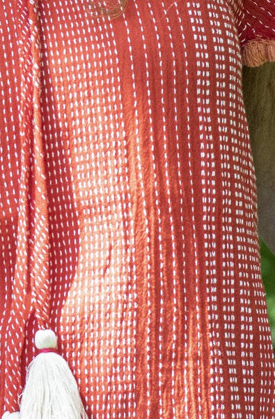Raglan Fringe Top