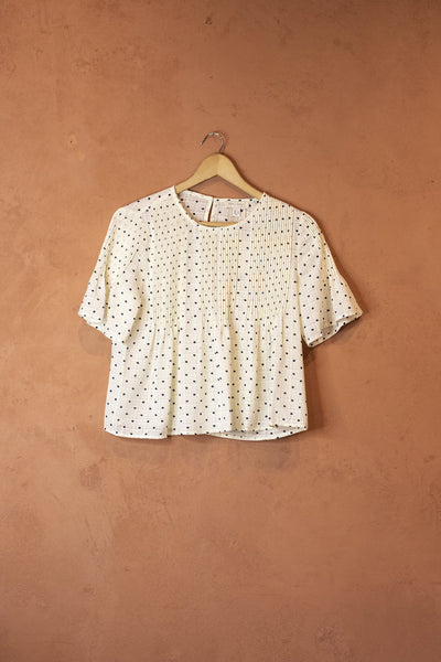 Pintucked Top