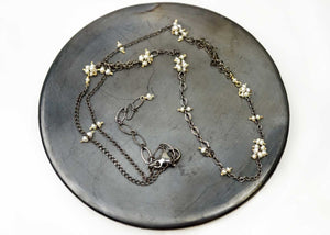 Delicate Pearl Chain Necklace